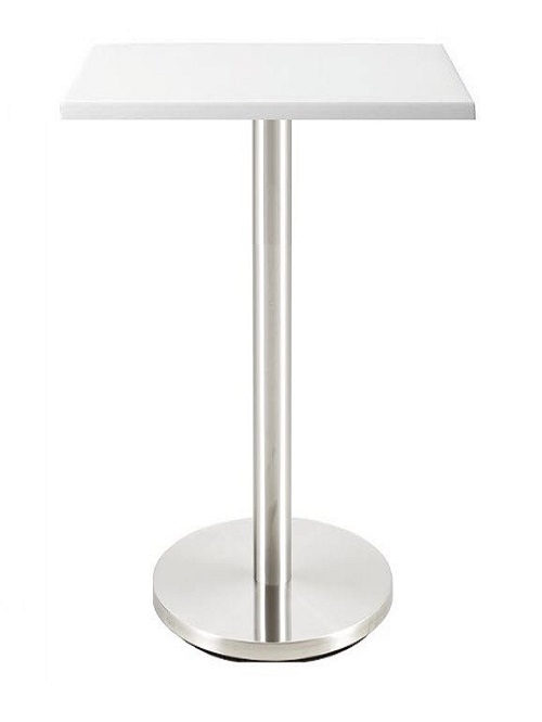 Столешница для стола СТЕФИ квадратная 80х80 см, толщина 25 мм (цвет - белый) материал - HPL (high pressure laminate) № 3